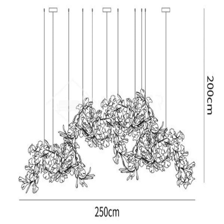 Gingko Luxury Chandelier Style H - Morylighting