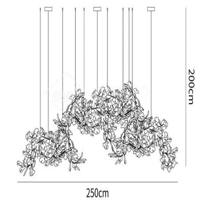 Gingko Luxury Chandelier Style H - Morylighting