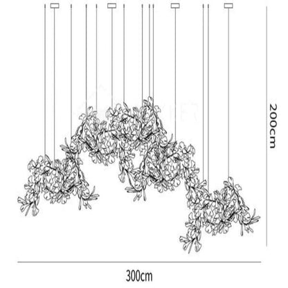 Gingko Luxury Chandelier Style H - Morylighting