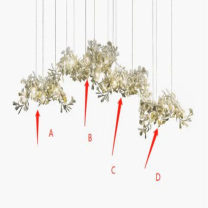 Gingko Luxury Chandelier Style H - Morylighting