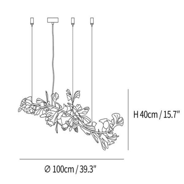 Gingko Luxury Chandelier Style I - Morylighting