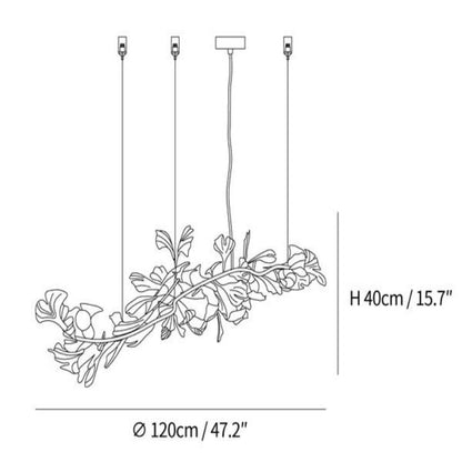 Gingko Luxury Chandelier Style I - Morylighting