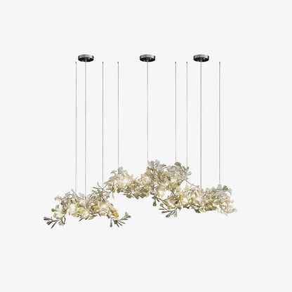 Gingko Ceramic Branch Chandelier C