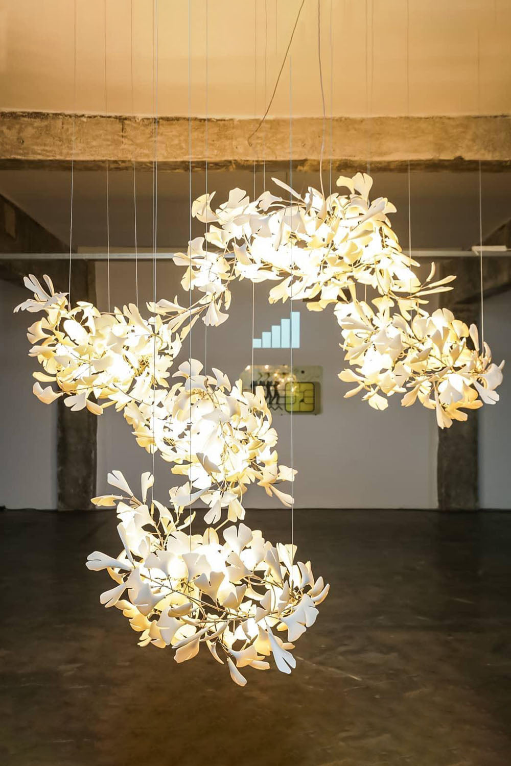 Gingko Chandelier F - morylighting