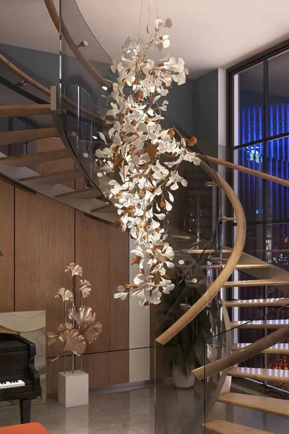 Gingko Chandelier F - morylighting