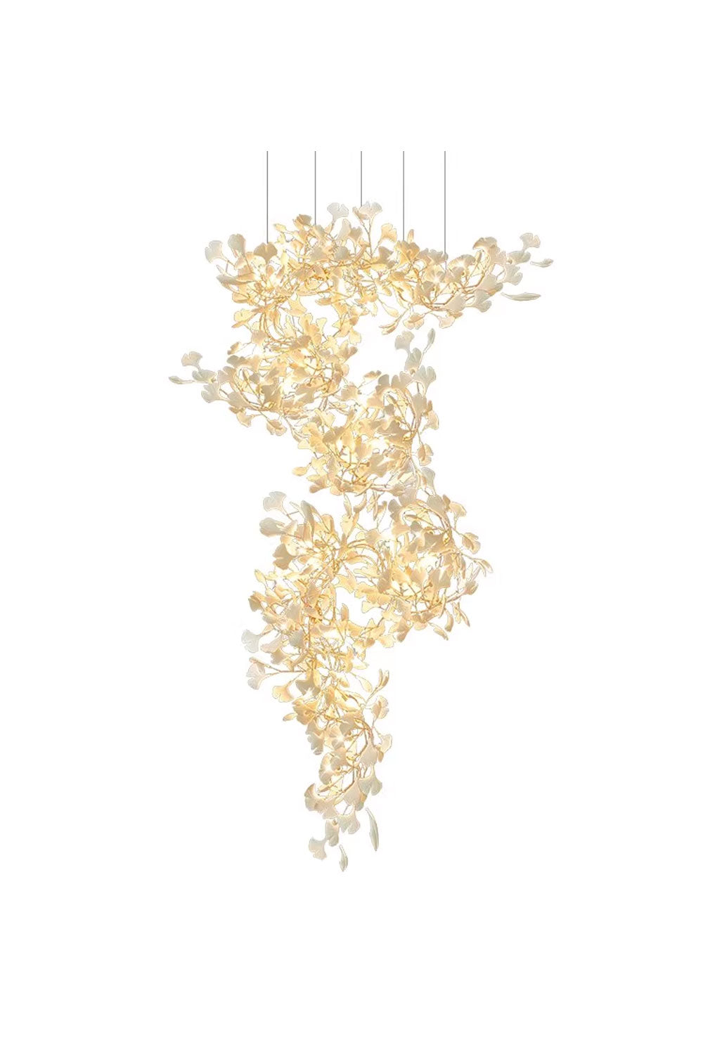 Gingko Chandelier F - morylighting