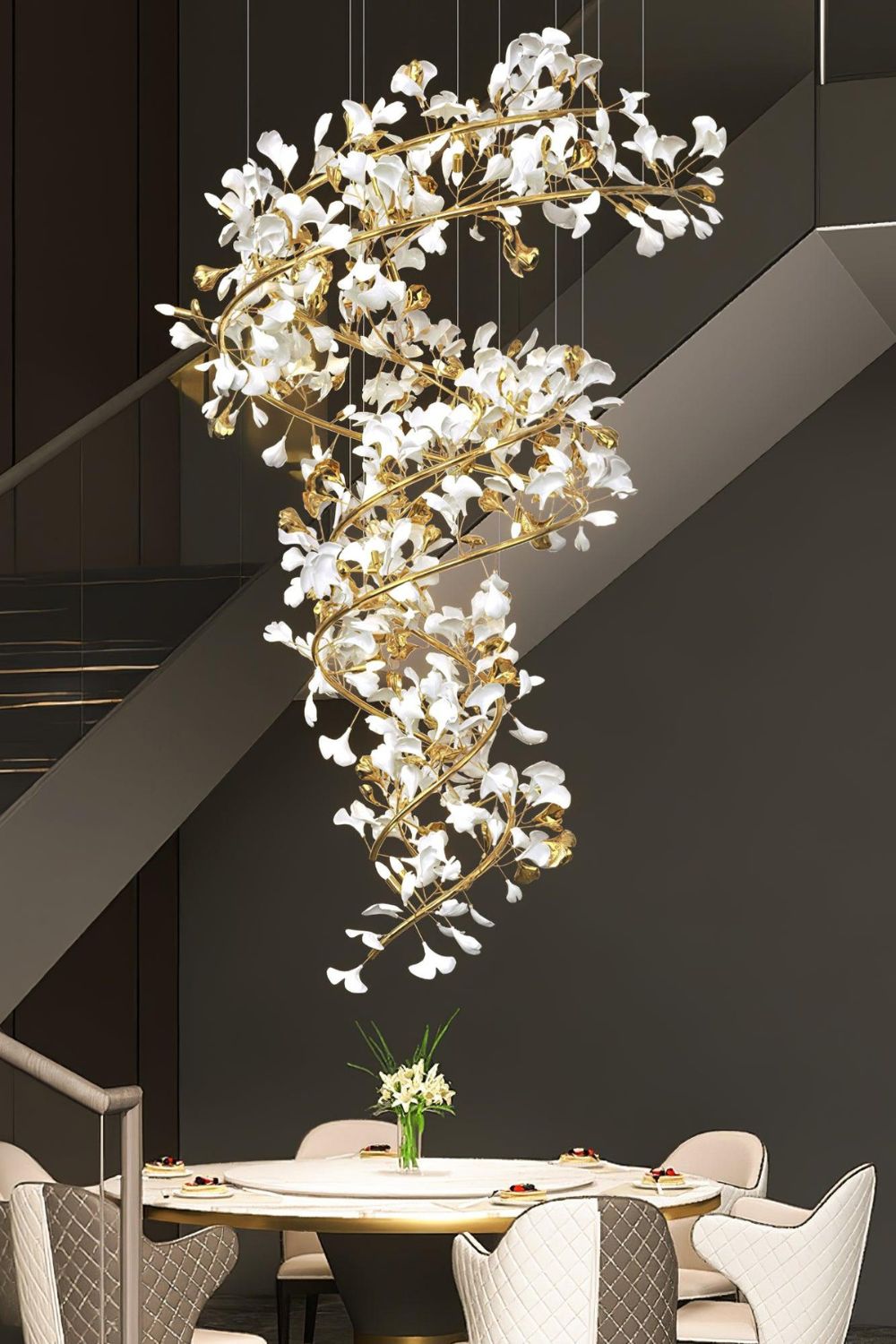 Gingko Chandelier Q - morylighting