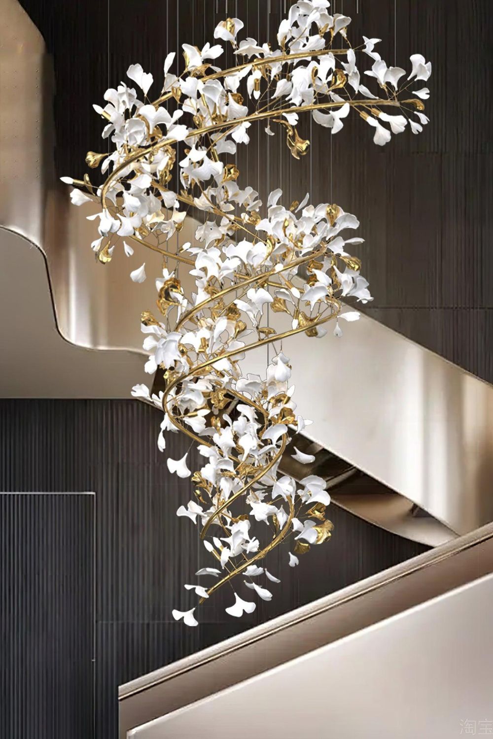 Gingko Chandelier Q - morylighting