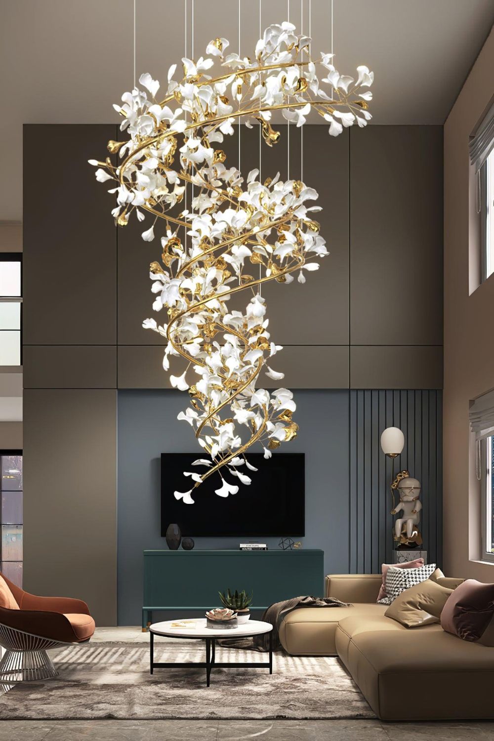 Gingko Chandelier Q - morylighting