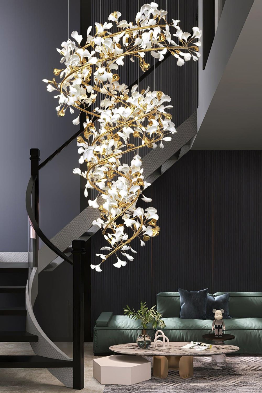 Gingko Chandelier Q - morylighting