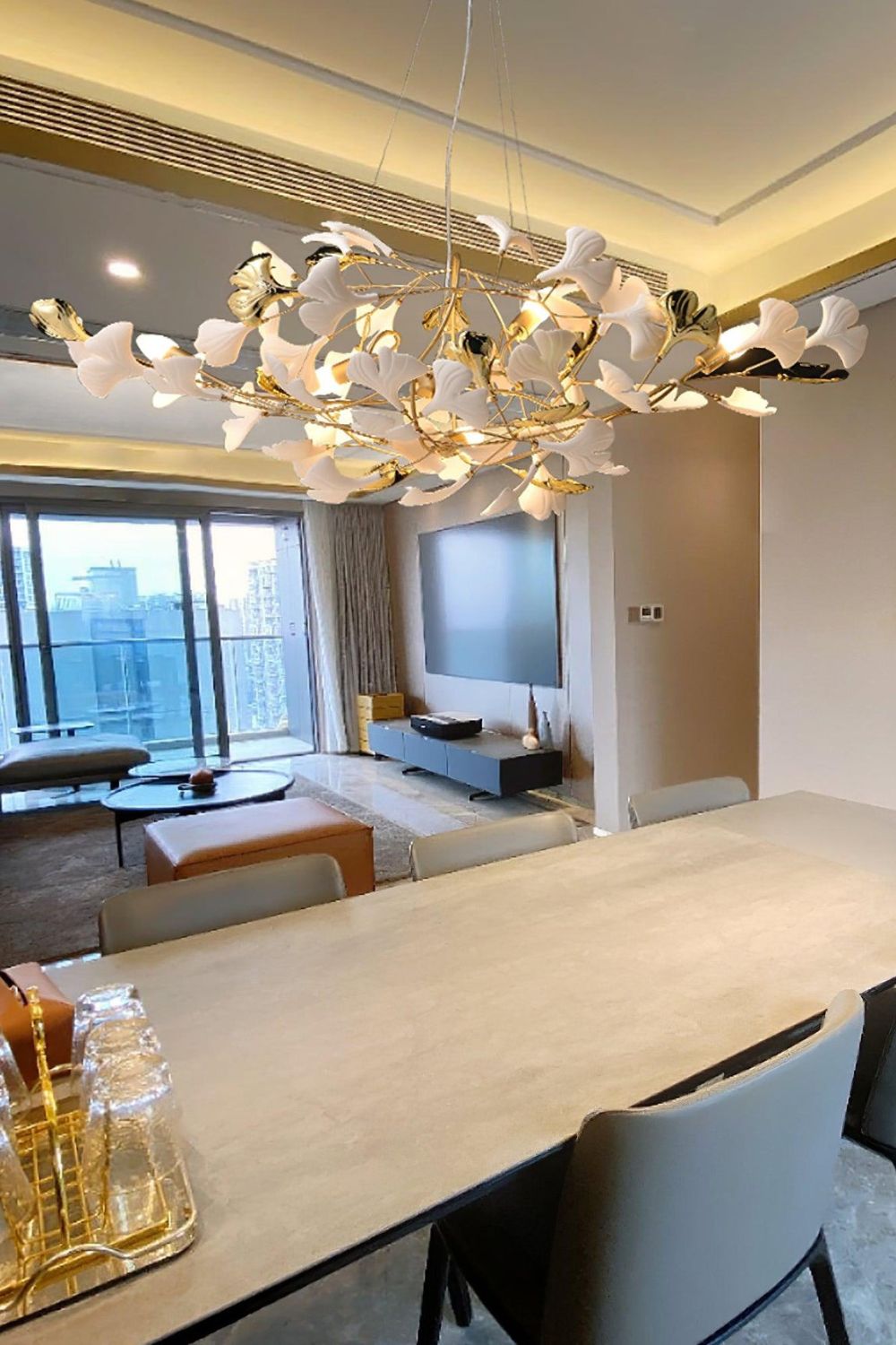 Gingko Chandelier S - morylighting