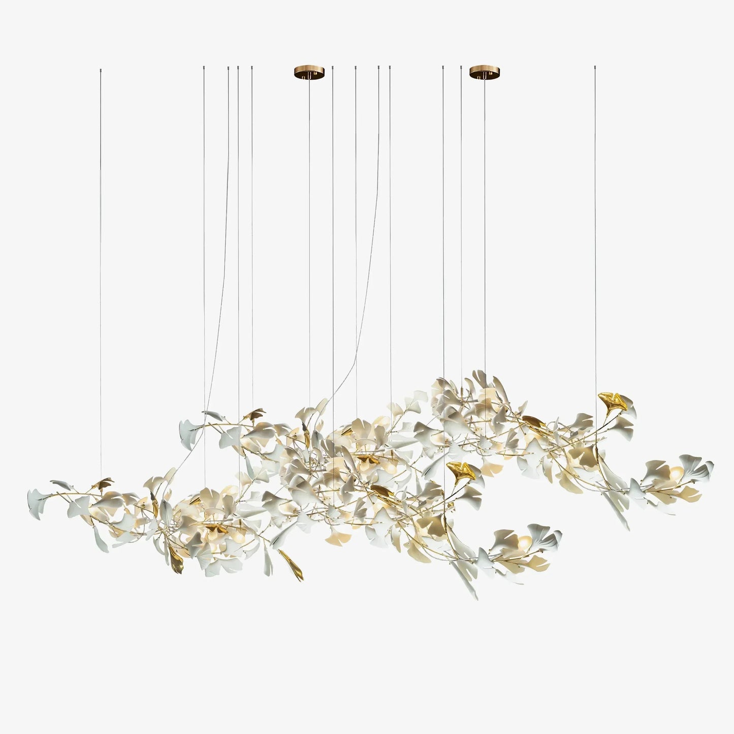 Morylighting Grand Ceramic Bloom Branch Chandelier - Background Shot