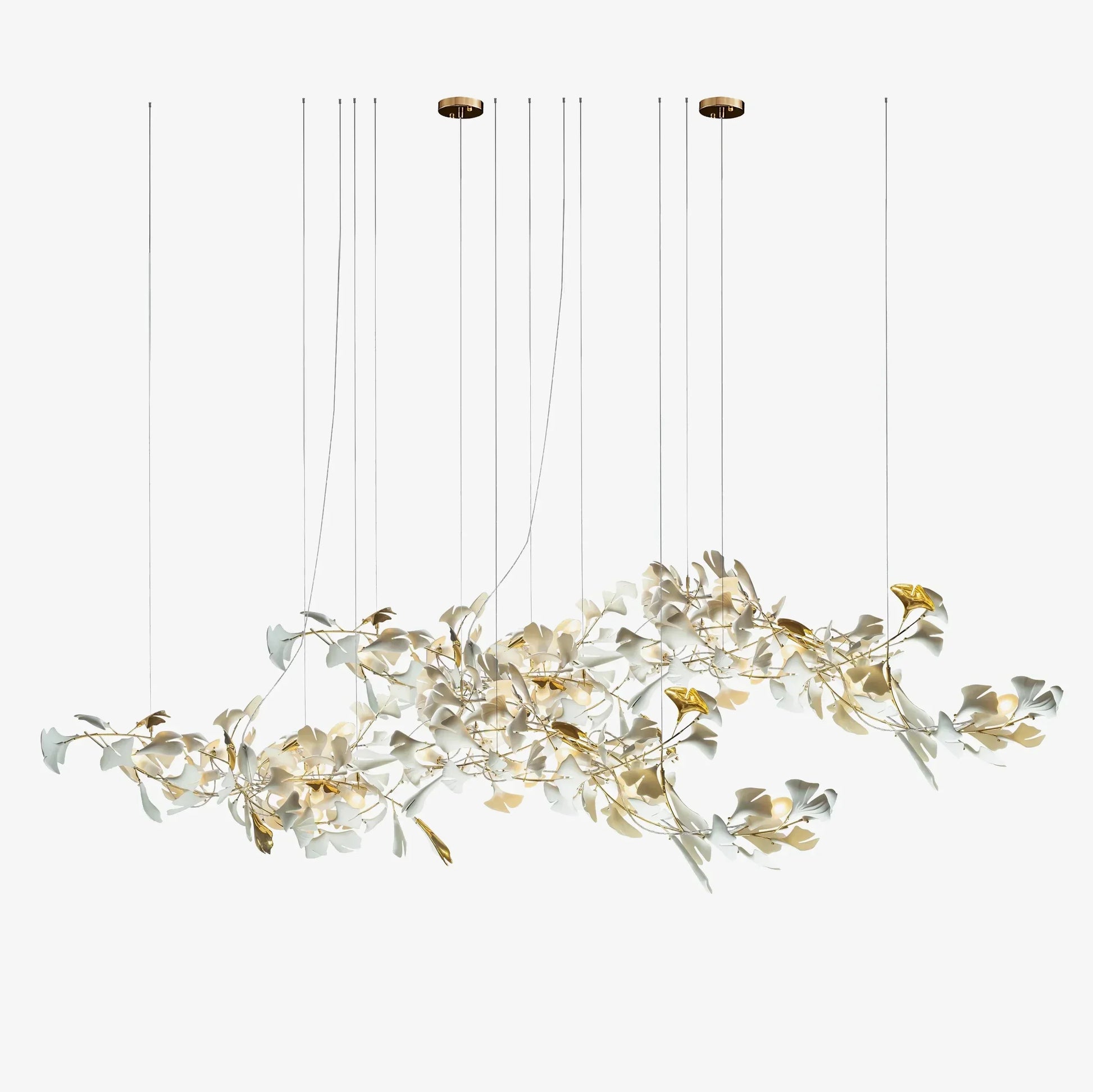 Morylighting Grand Ceramic Bloom Branch Chandelier - Background Shot