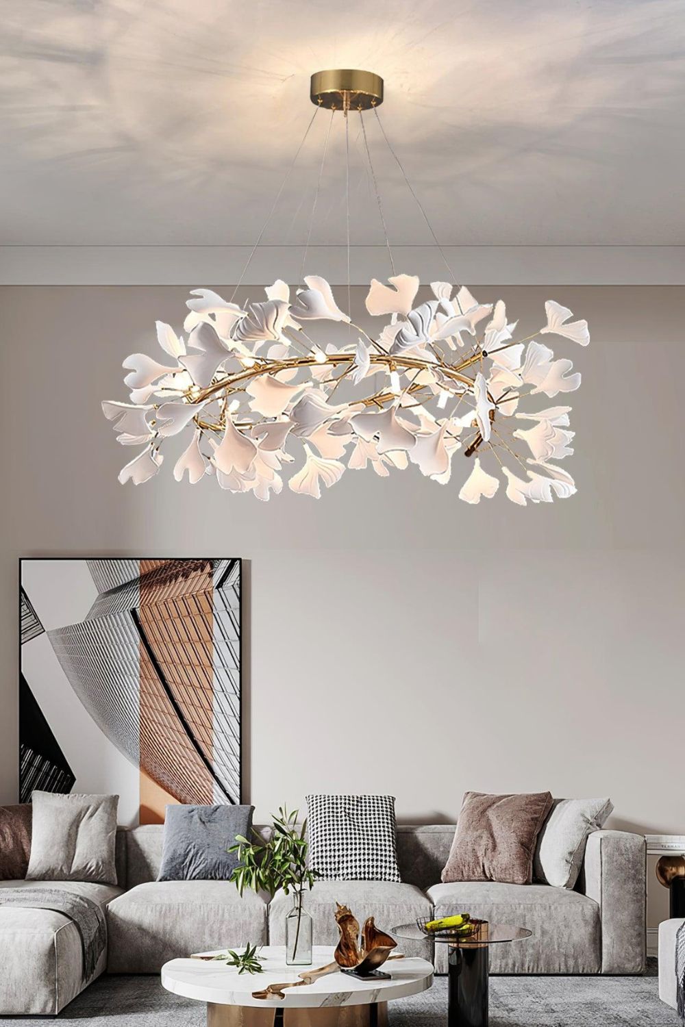 Gingko Chandelier U - morylighting