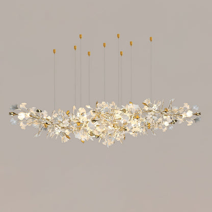 Gingko Ceramic Branch Chandelier Z