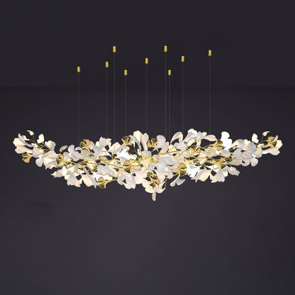 Gingko Ceramic Branch Chandelier Z