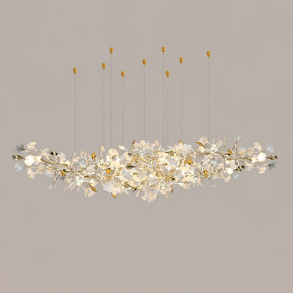 Gingko Ceramic Branch Chandelier Z