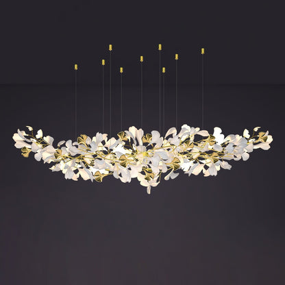 Gingko Ceramic Branch Chandelier Z