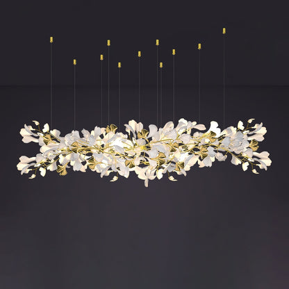 Gingko Ceramic Branch Chandelier Z