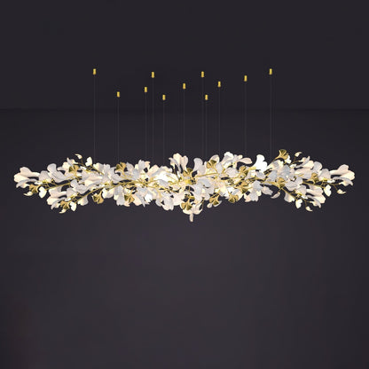 Gingko Ceramic Branch Chandelier Z