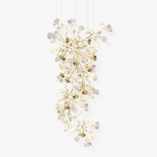Gingko Ceramic Branch Chandelier Z