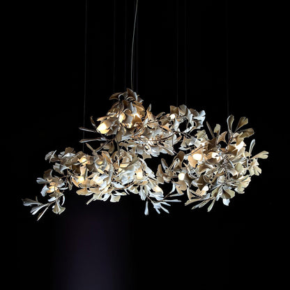 Gingko Ceramic Branch Chandelier C