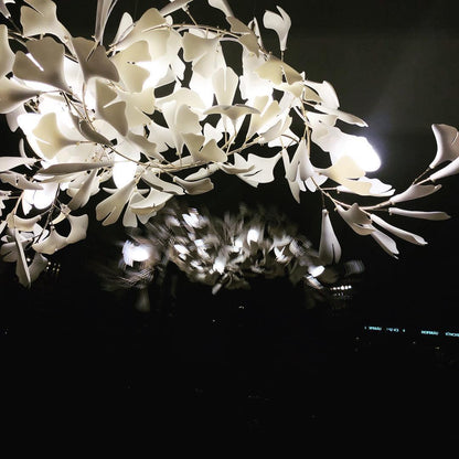 Gingko Ceramic Branch Chandelier C