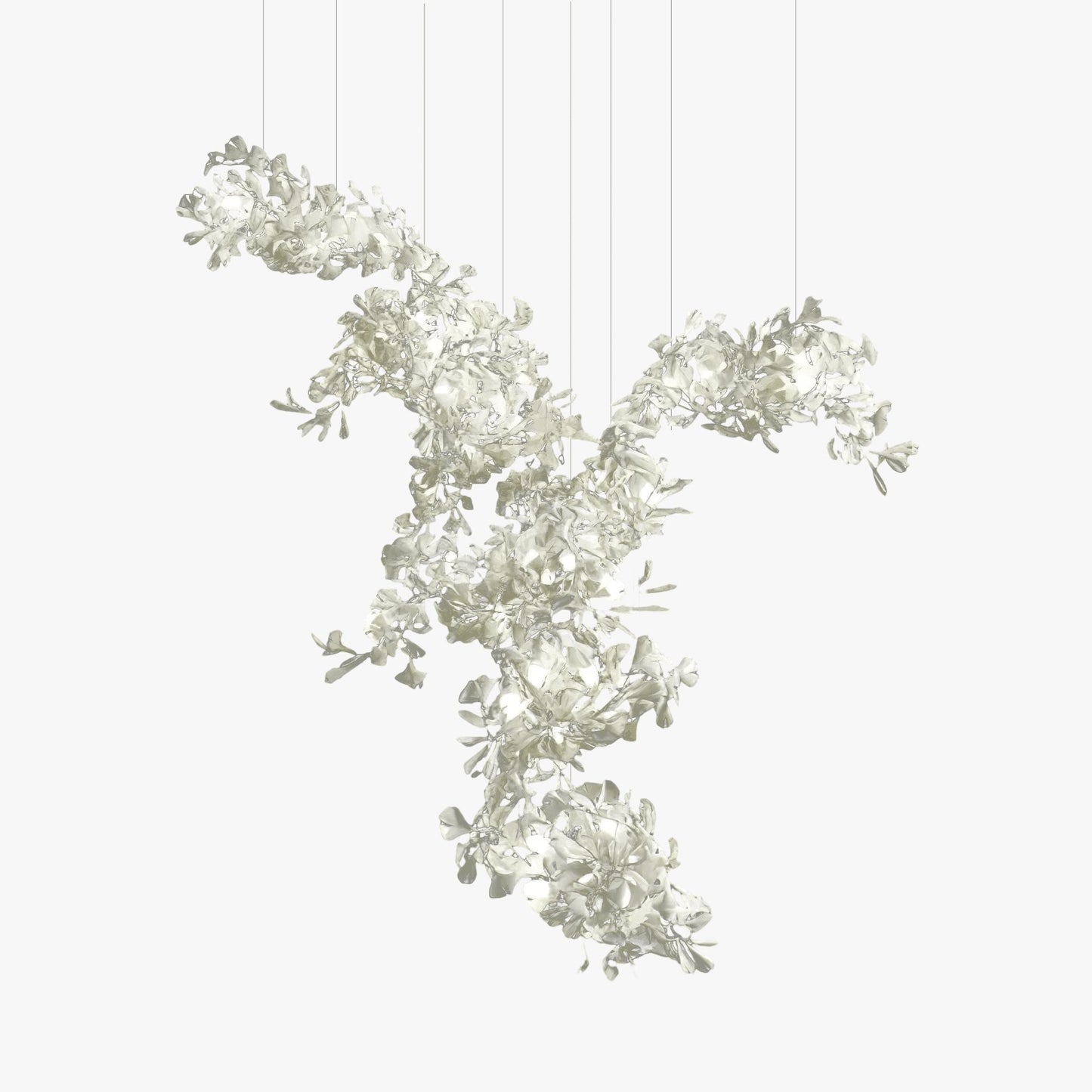 Gingko Ceramics Combination Branch Chandelier