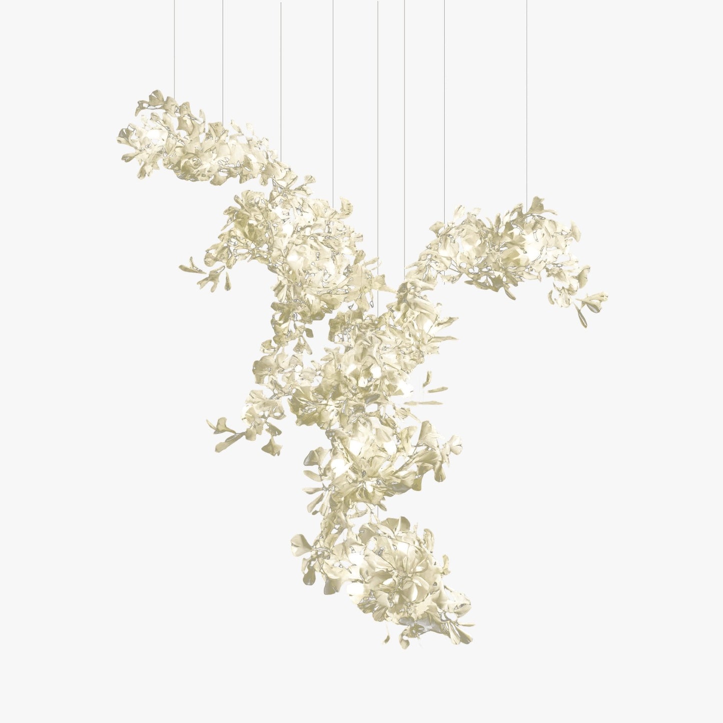 Gingko Ceramics Combination Branch Chandelier
