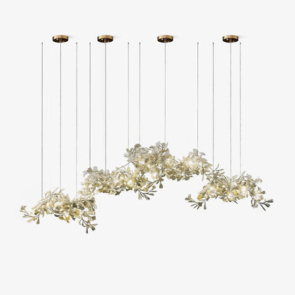 Gingko Ceramic Branch Chandelier C