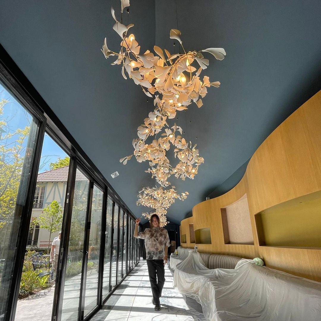 Gingko Ceramics Combination Branch Chandelier
