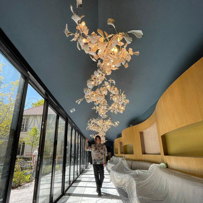 Gingko Ceramics Combination Branch Chandelier