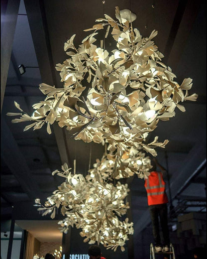 Gingko Ceramics Combination Branch Chandelier