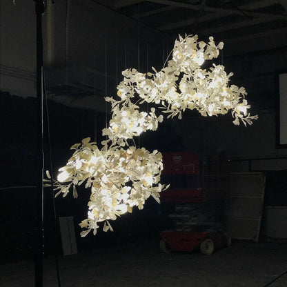 Gingko Ceramics Combination Branch Chandelier