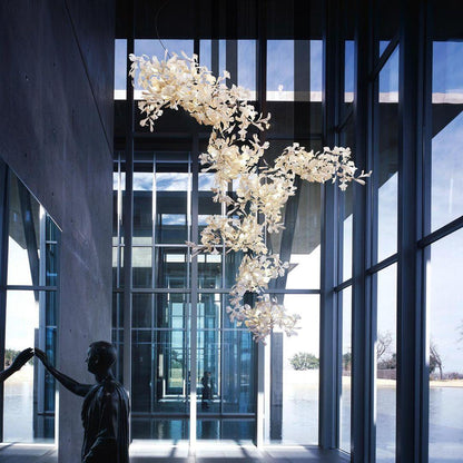 Gingko Ceramics Combination Branch Chandelier