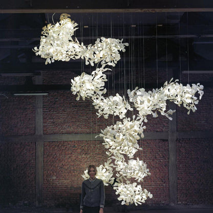 Gingko Ceramics Combination Branch Chandelier