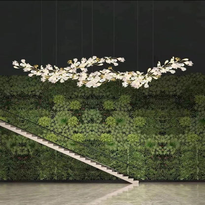 Luxury Ceramic Ginkgo Chandelier
