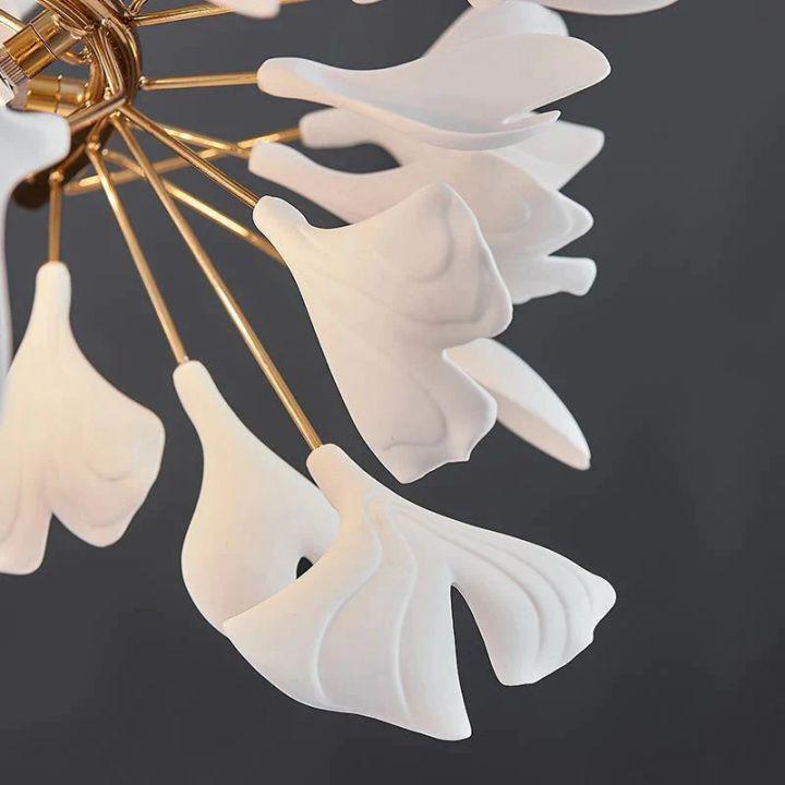 Ginkgo Rings Branch Chandelier - morylighting