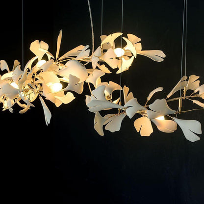 Gingko Ceramic Branch Chandelier E