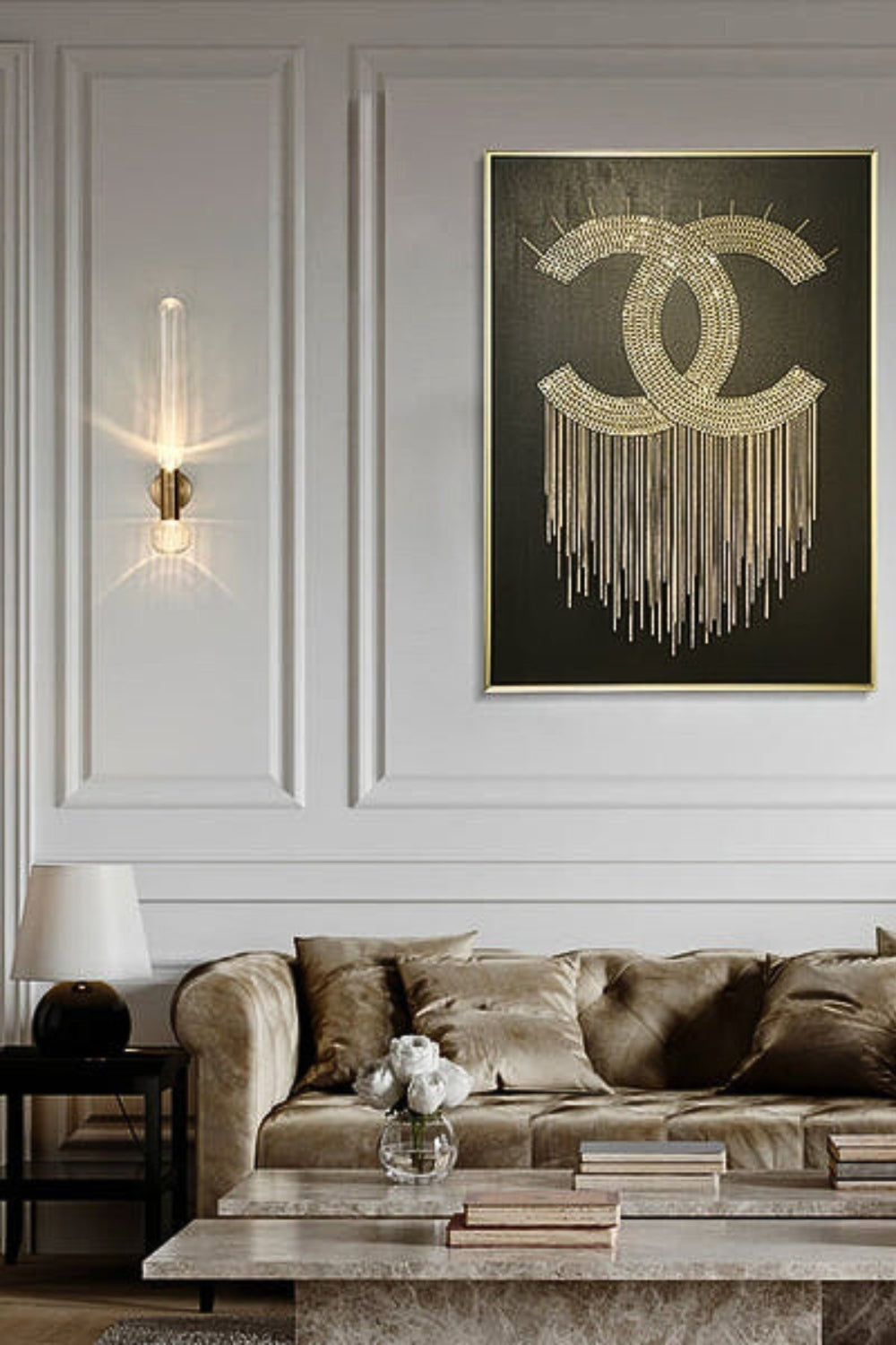 Glaive Glass Wall Lamp - view 3 | morylighting