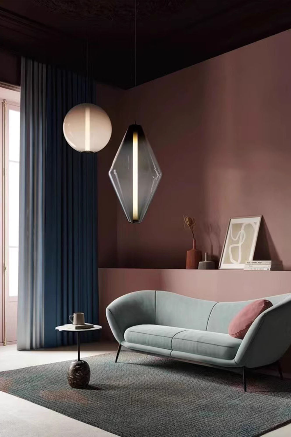 Glass Buoy Pendant Light - view 8 | morylighting