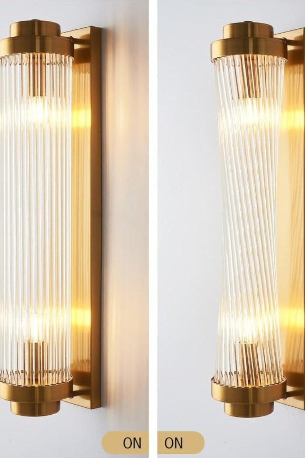 Glass Column Wall Sconce - view 12 | morylighting