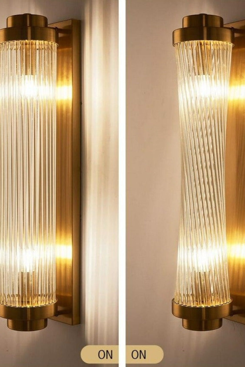 Glass Column Wall Sconce - view 13 | morylighting