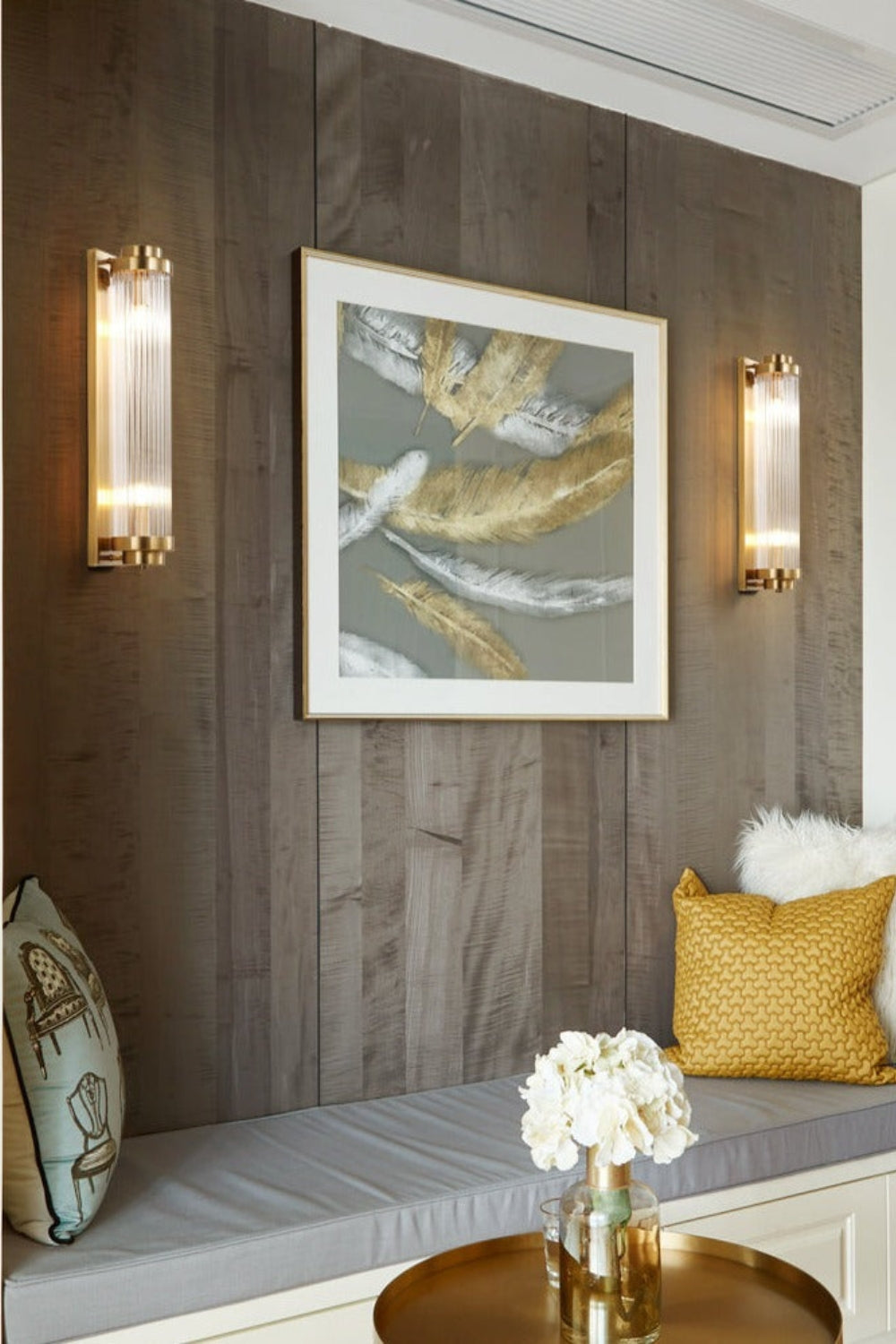 Glass Column Wall Sconce - view 3 | morylighting