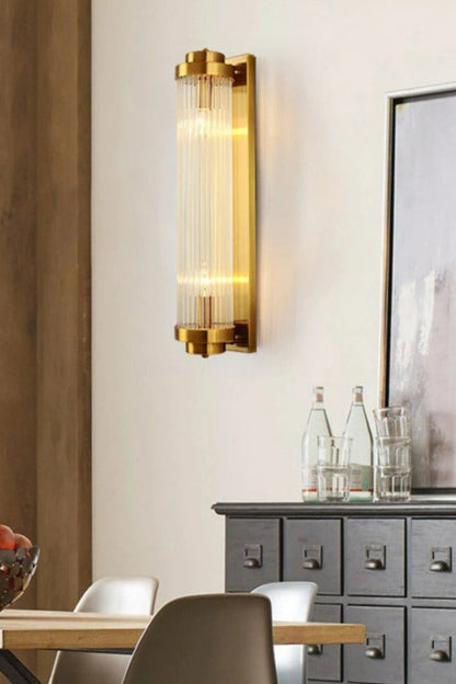 Glass Column Wall Sconce - view 4 | morylighting