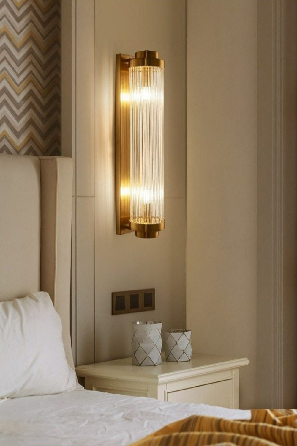 Glass Column Wall Sconce - view 7 | morylighting