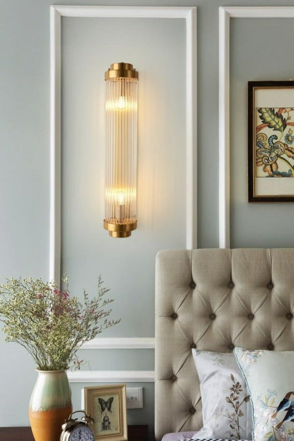 Glass Column Wall Sconce - view 9 | morylighting