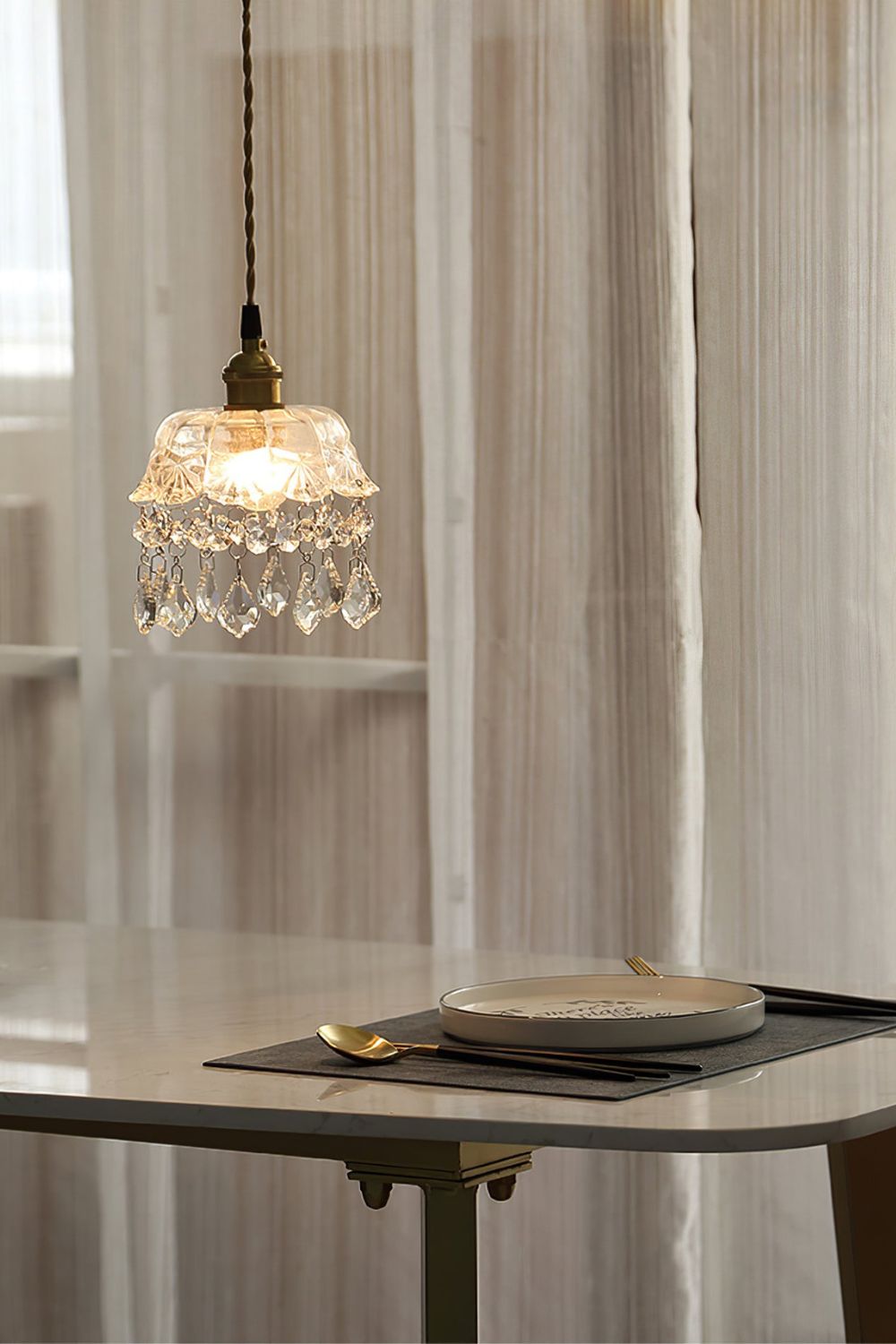 Glass Jewel Pendant Light - morylighting