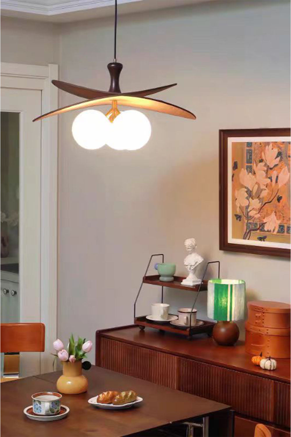 Glass Magic Bean Chandelier - view 4 | morylighting