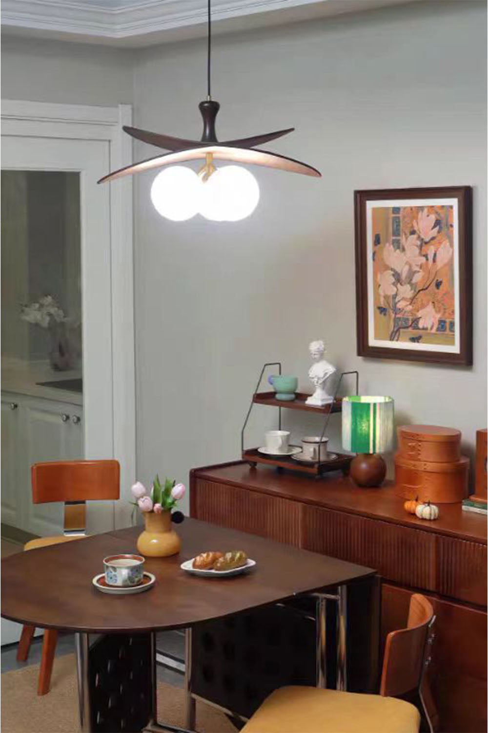 Glass Magic Bean Chandelier - view 3 | morylighting